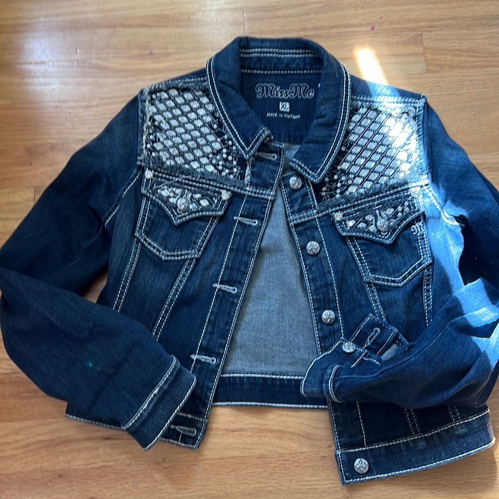 Miss me girls denim jacket
